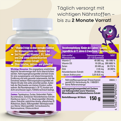 RIZORN Kids Immun Gummies